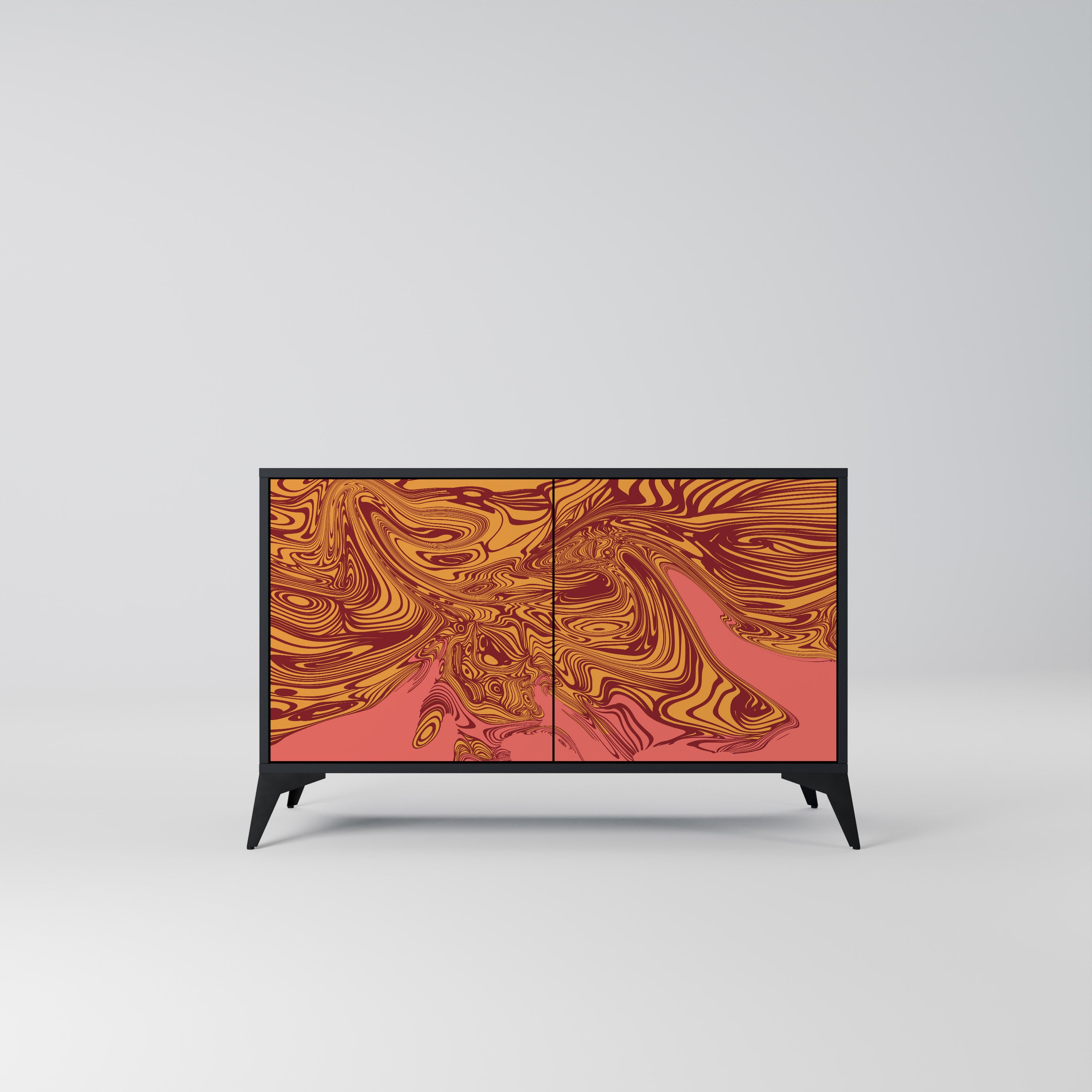 FLOATING THOUGHTS 2-Door Sideboard in Black Finish