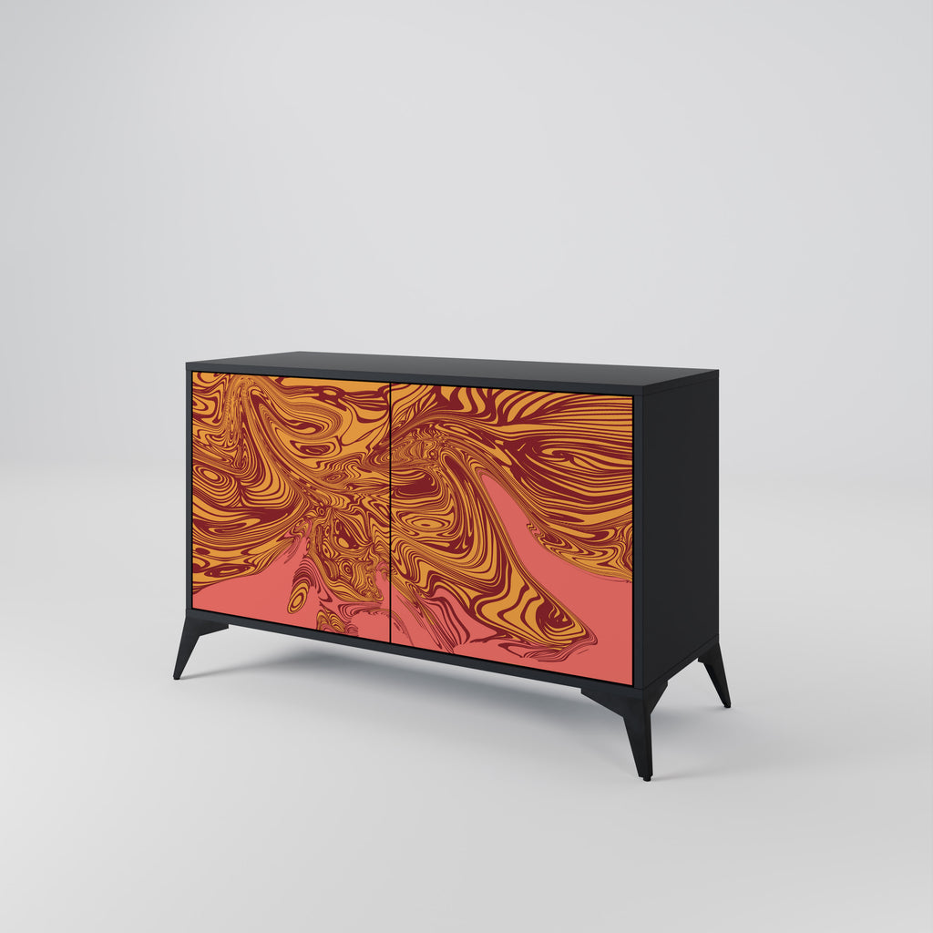 FLOATING THOUGHTS 2-Door Sideboard in Black Finish
