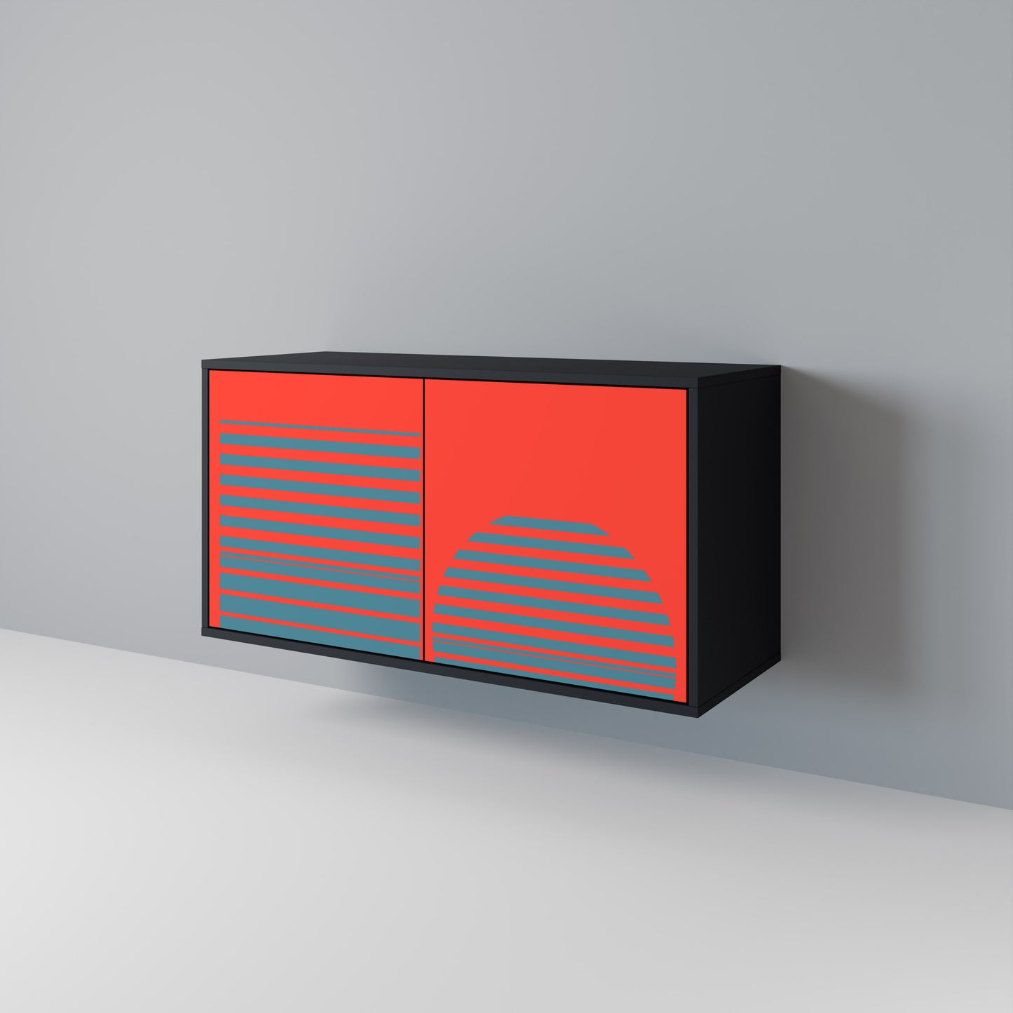 RISING GEOMETRY STARS Aparador de 2 Puertas