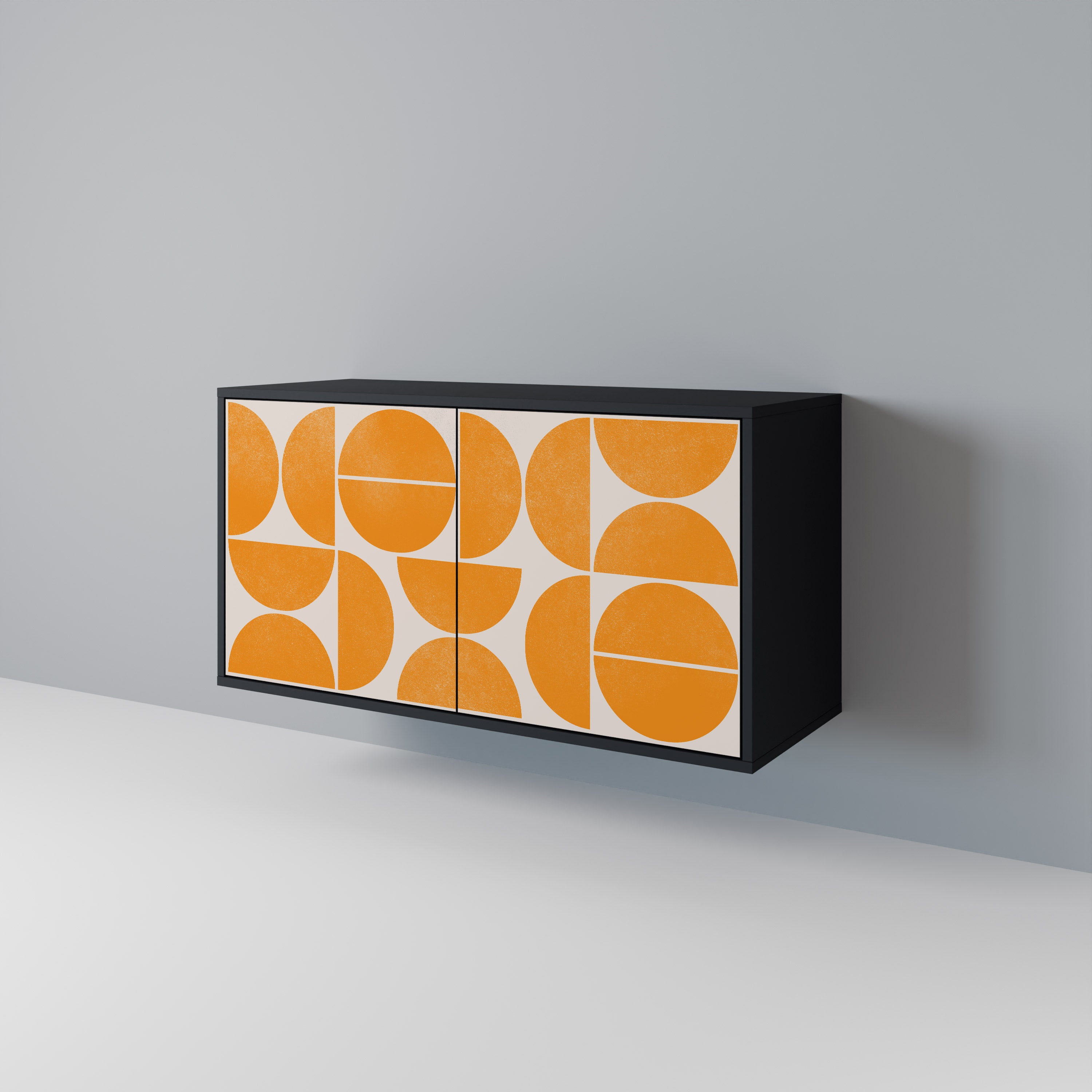 RECURRING DREAMS 2-Door Sideboard in Black Finish