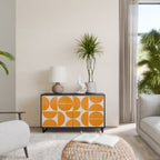 RECURRING DREAMS Aparador de 2 Puertas en Acabado Negro