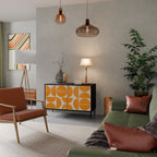 RECURRING DREAMS Aparador de 2 Puertas en Acabado Negro