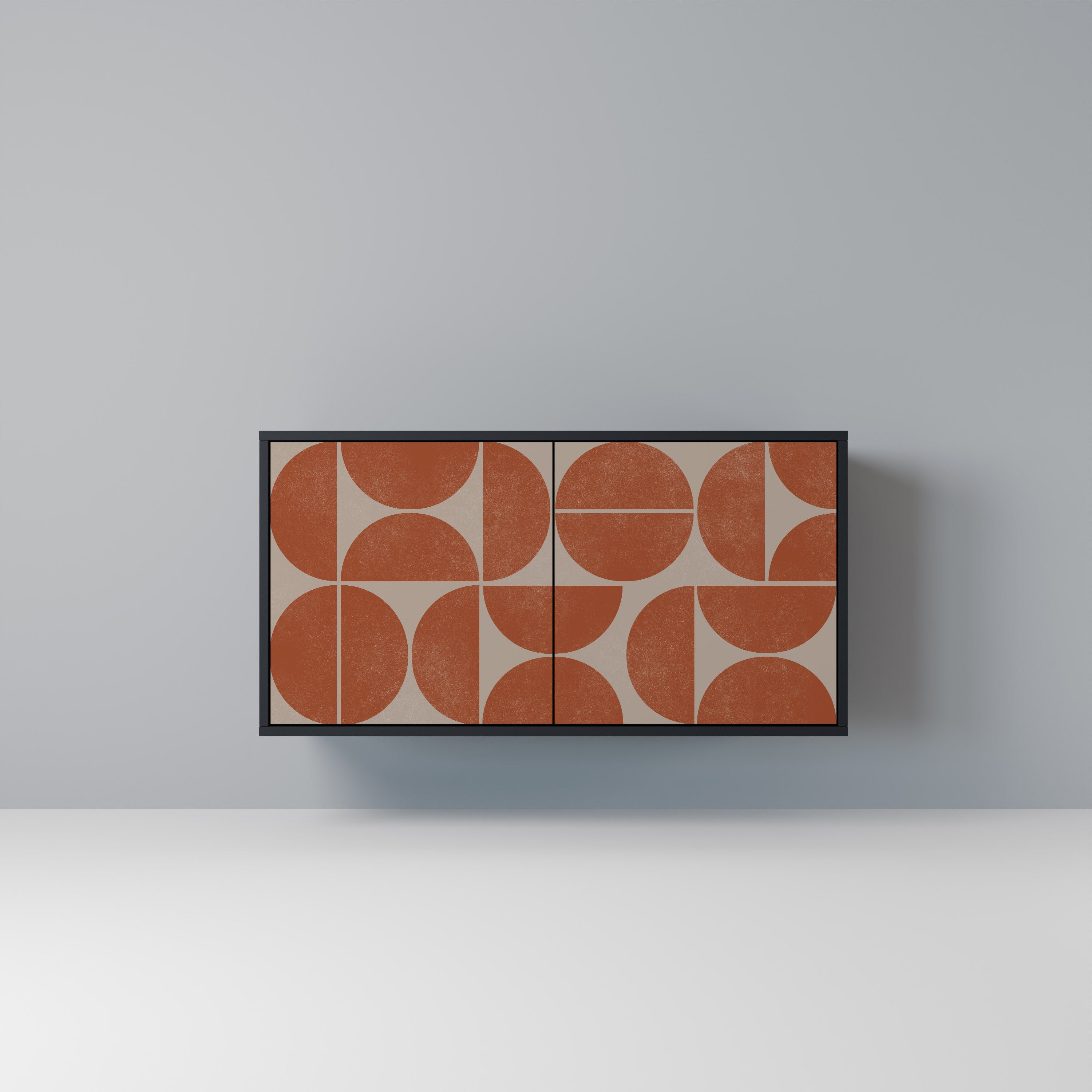 REPETITION COMPULSION 2-Door Sideboard in Black Finish