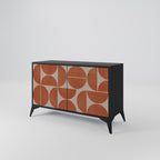 REPETITION COMPULSION 2-Door Sideboard in Black Finish