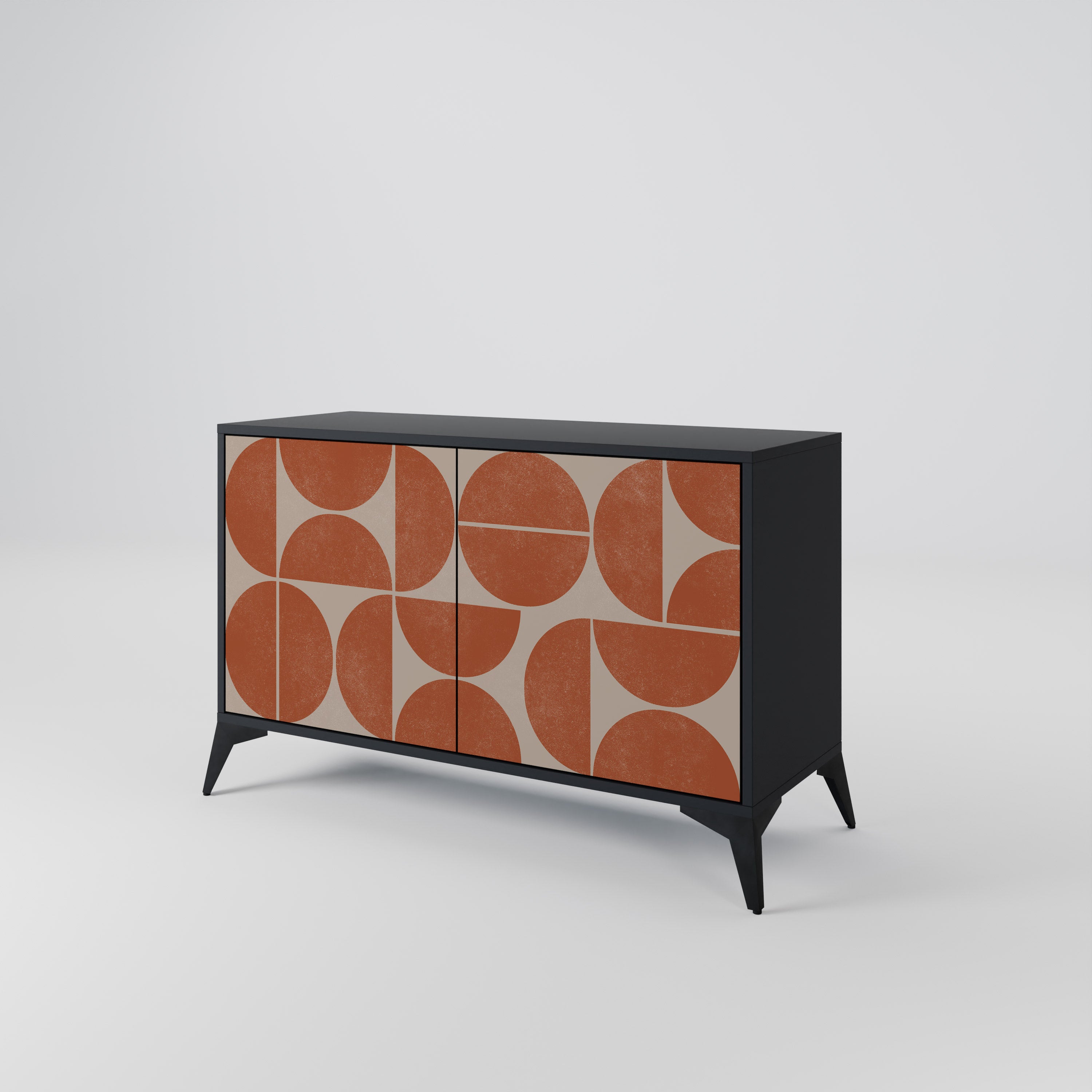 REPETITION COMPULSION 2-Door Sideboard in Black Finish