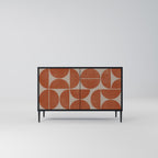 REPETITION COMPULSION 2-Door Sideboard in Black Finish