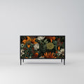 MIDNIGHT SPROUT 2-Door Sideboard in Black Finish