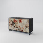 PETAL HARMONY 2-Door Sideboard in Black Finish