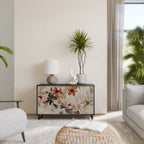 PETAL HARMONY 2-Door Sideboard in Black Finish