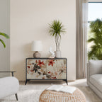 PETAL HARMONY 2-Door Sideboard in Black Finish