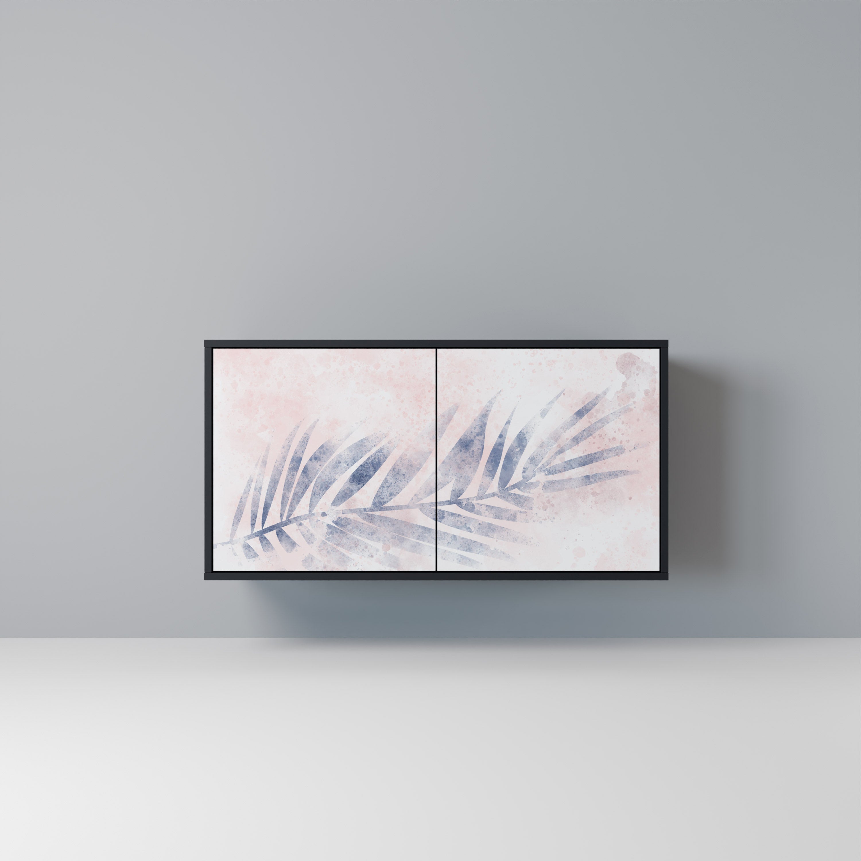 TIMELESS FLOAT 2-Door Sideboard in Black Finish