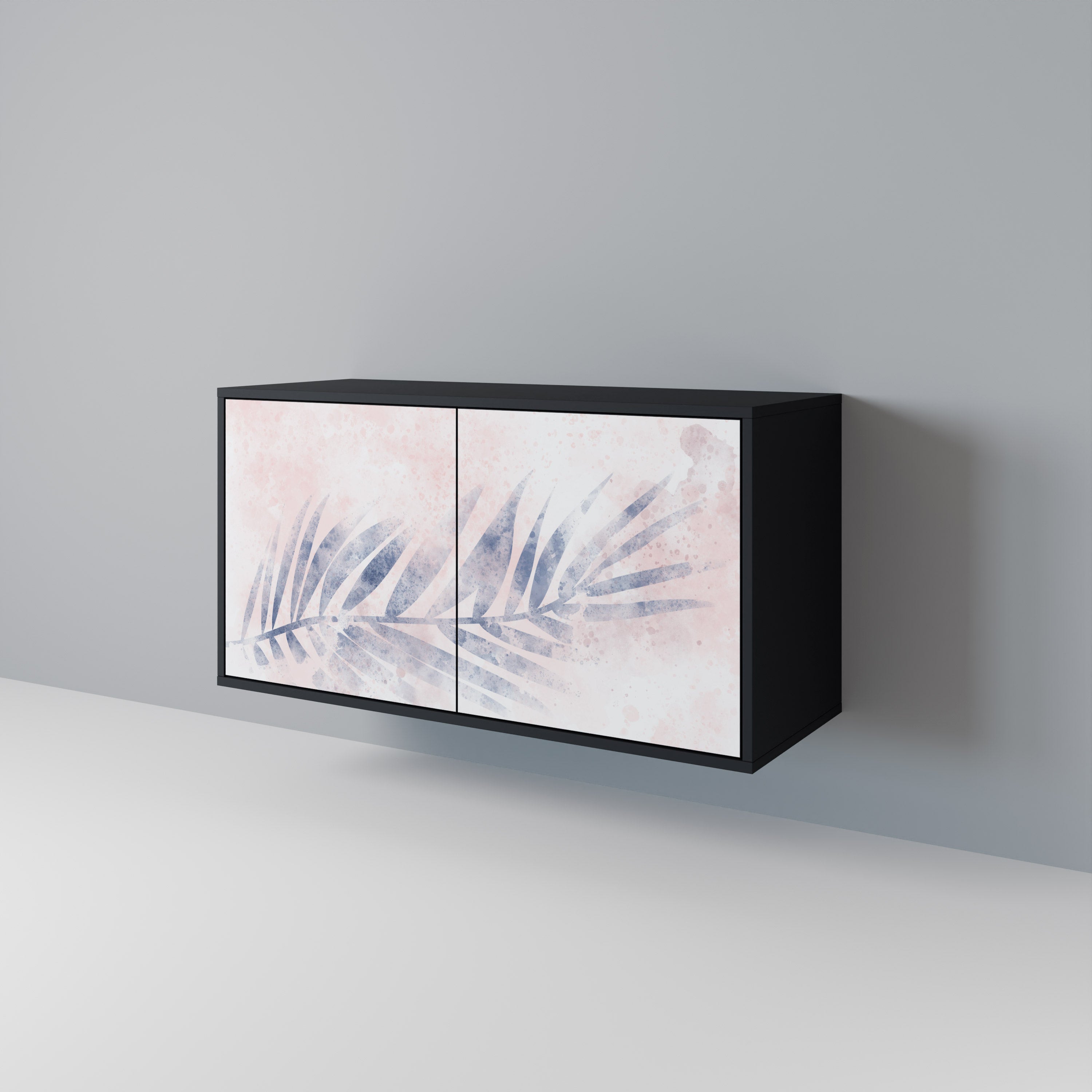 TIMELESS FLOAT 2-Door Sideboard in Black Finish