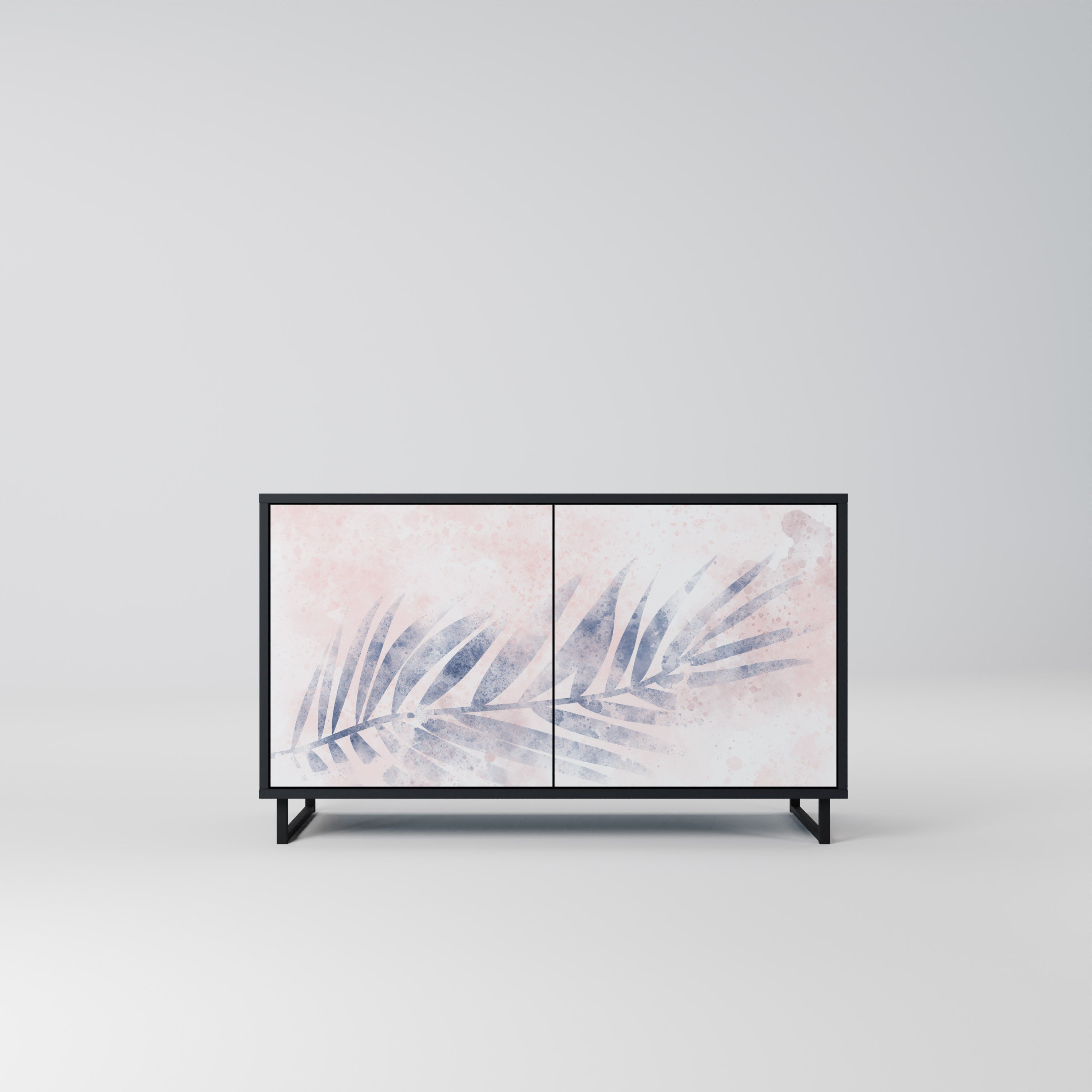 TIMELESS FLOAT 2-Door Sideboard in Black Finish