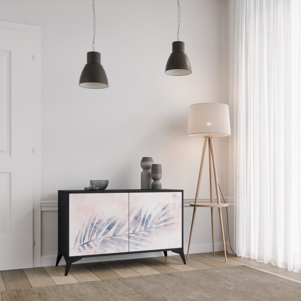 TIMELESS FLOAT 2-Door Sideboard in Black Finish