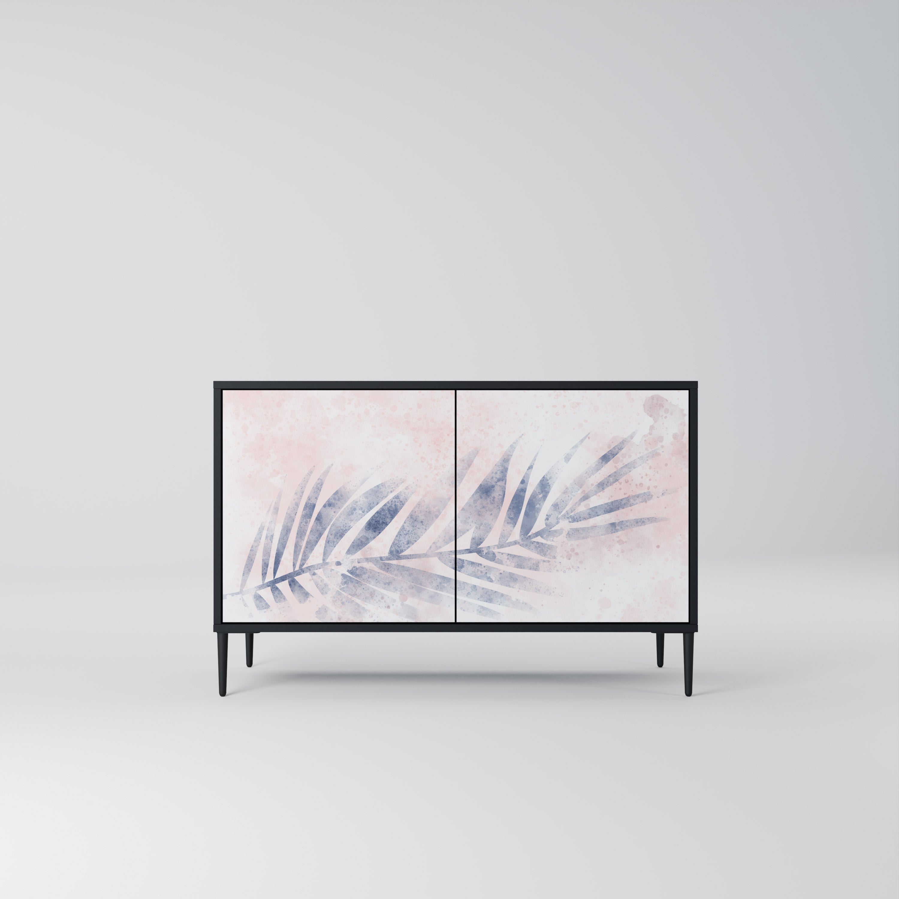 TIMELESS FLOAT 2-Door Sideboard in Black Finish