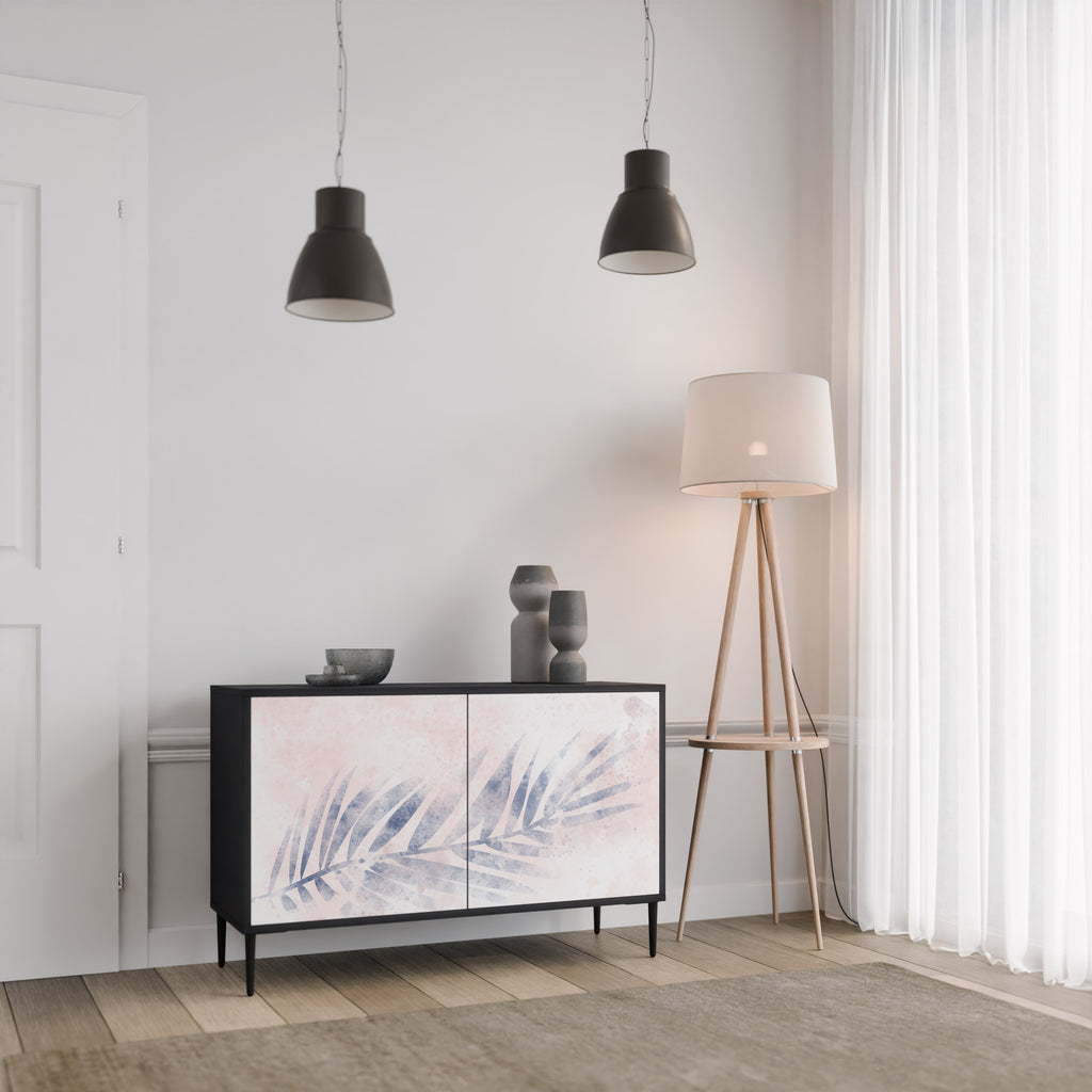 TIMELESS FLOAT 2-Door Sideboard in Black Finish