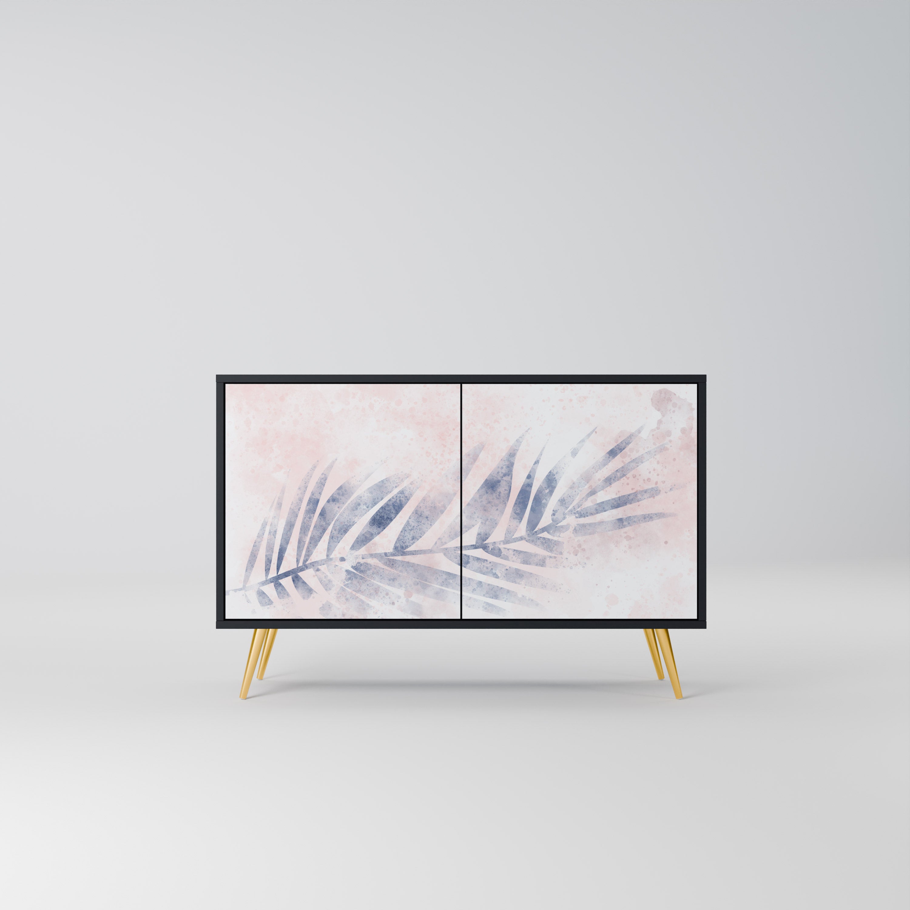 TIMELESS FLOAT 2-Door Sideboard in Black Finish