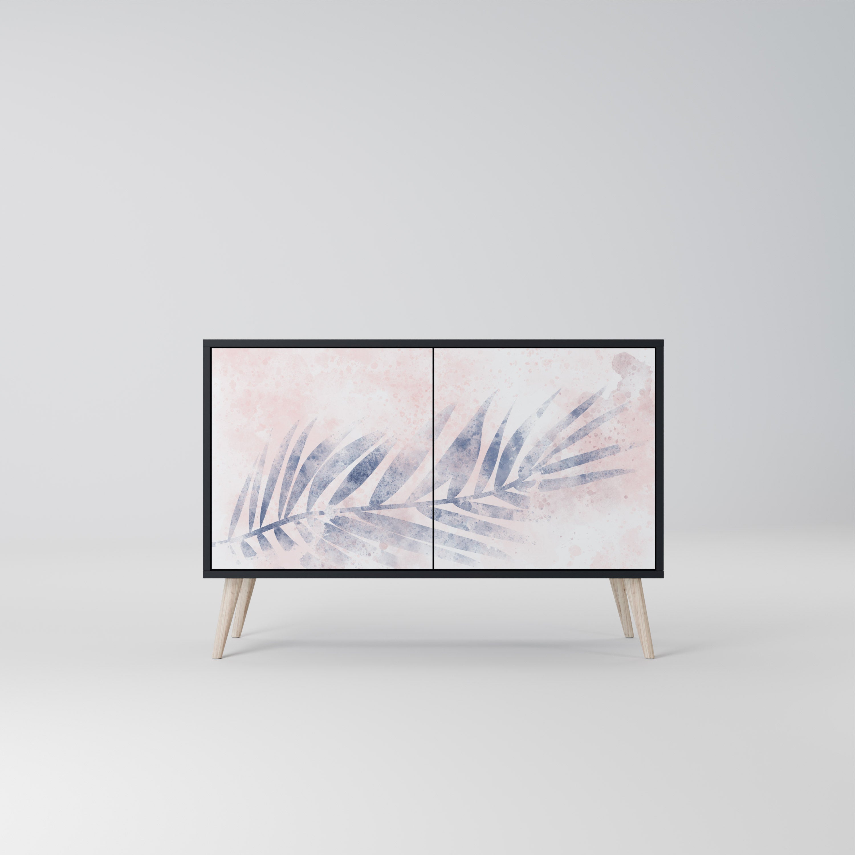 TIMELESS FLOAT 2-Door Sideboard in Black Finish