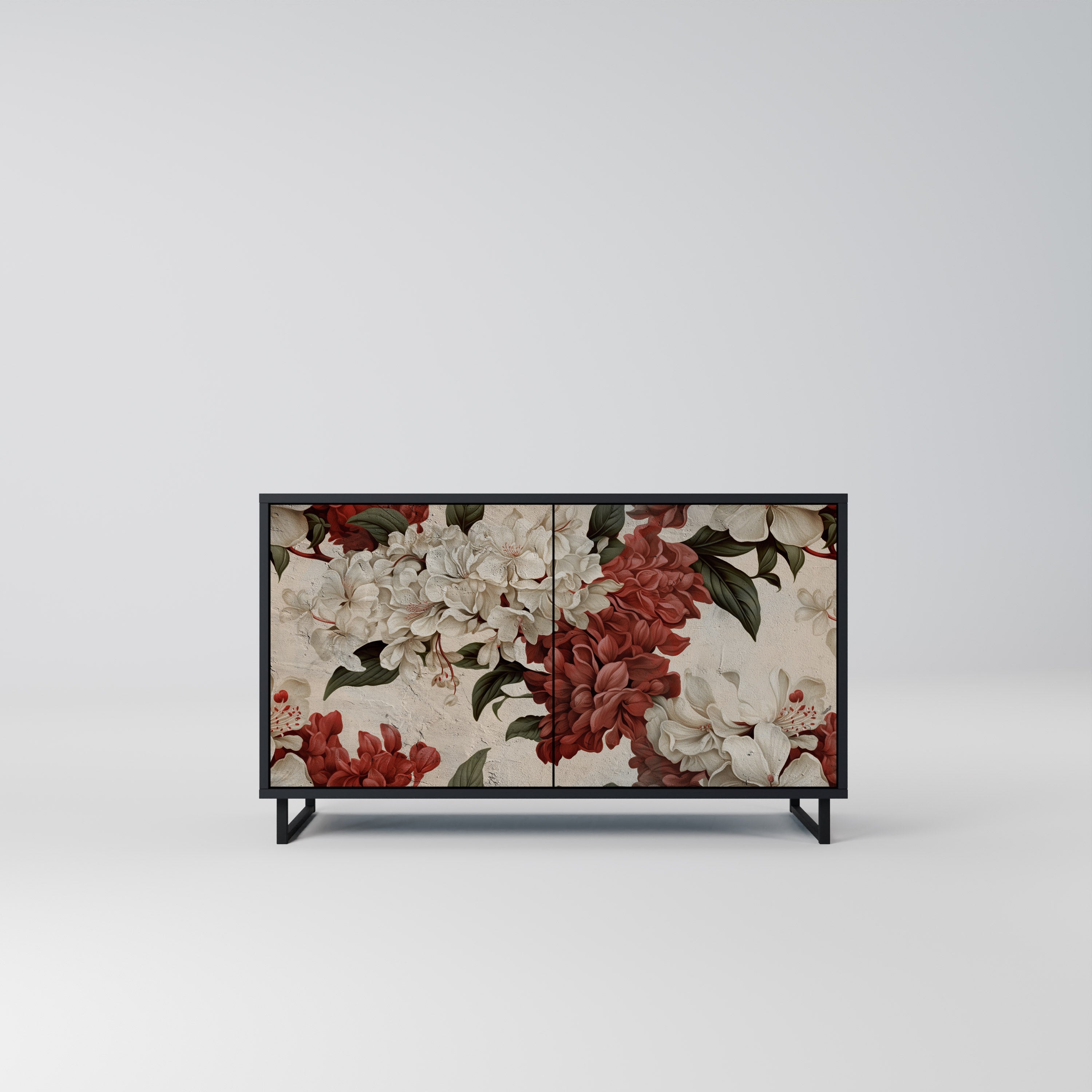 EPHEMERAL DAYS 2-Door Sideboard in Black Finish