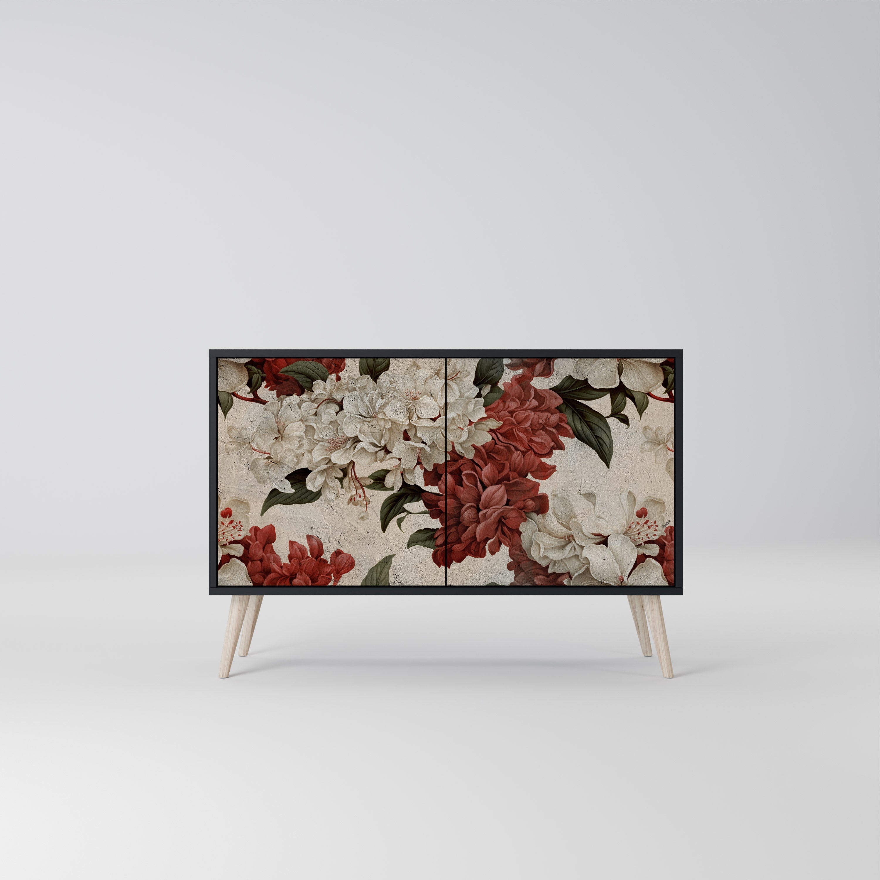 EPHEMERAL DAYS 2-Door Sideboard in Black Finish