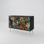 BOTANICAL EMERGENCE 2-Door Sideboard in Black Finish