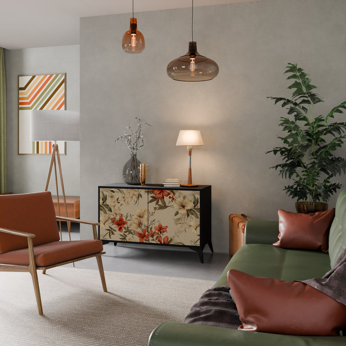 BLOOMING HARMONY 2-Door Sideboard