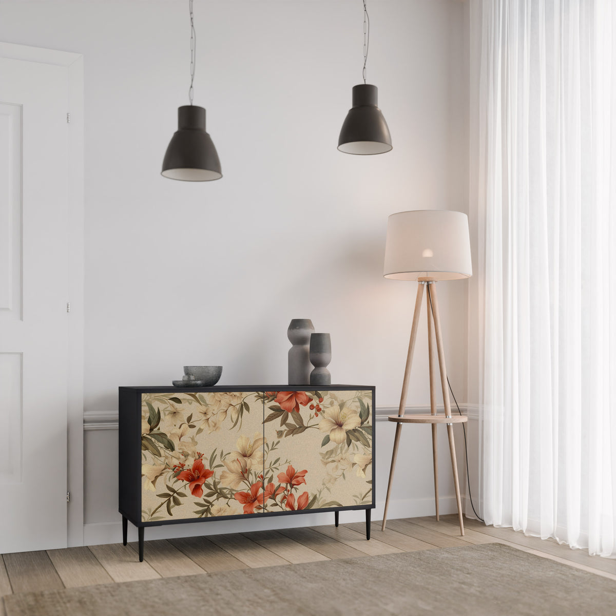 BLOOMING HARMONY Aparador de 2 Puertas