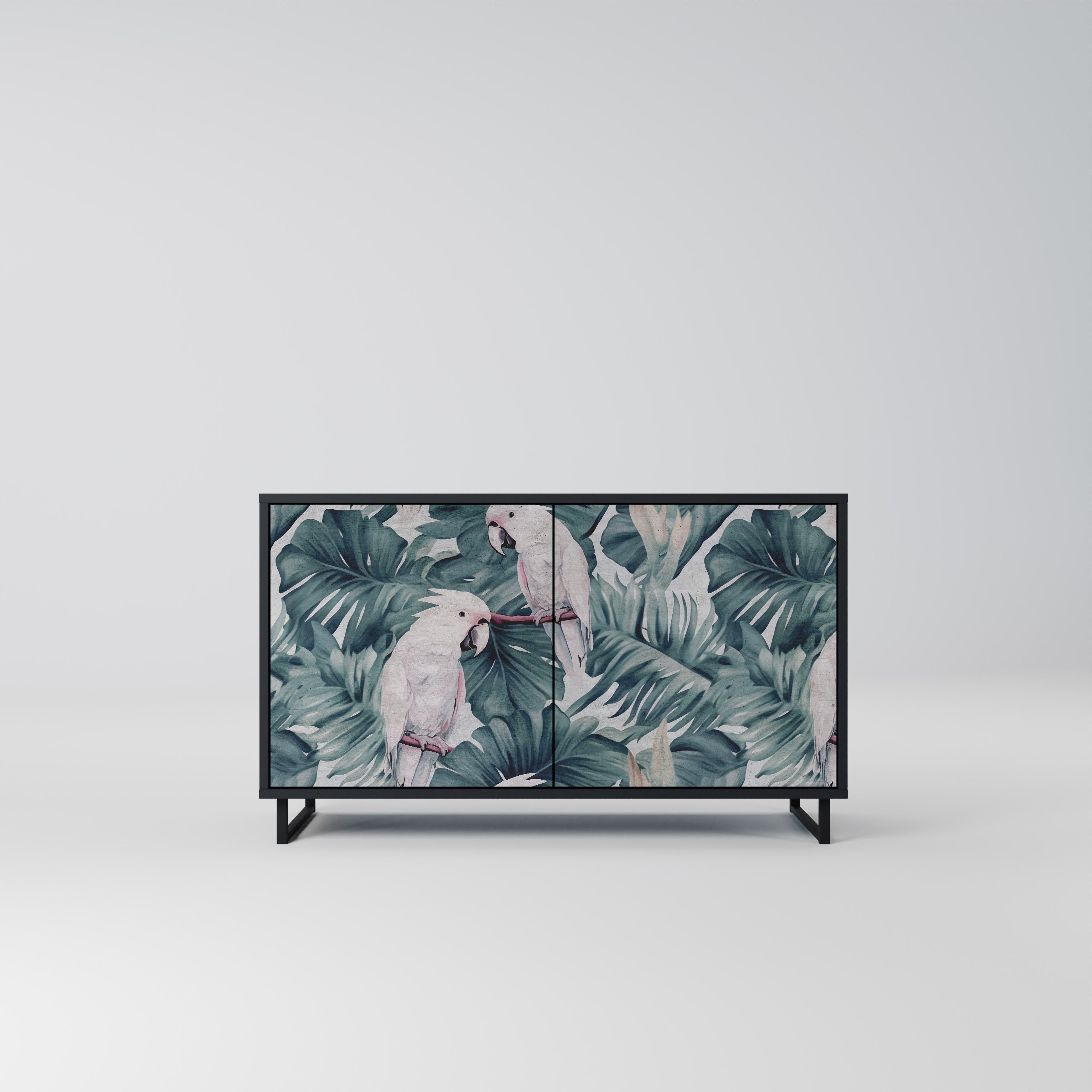 POPINJAY LOOK 2-Door Sideboard in Black Finish