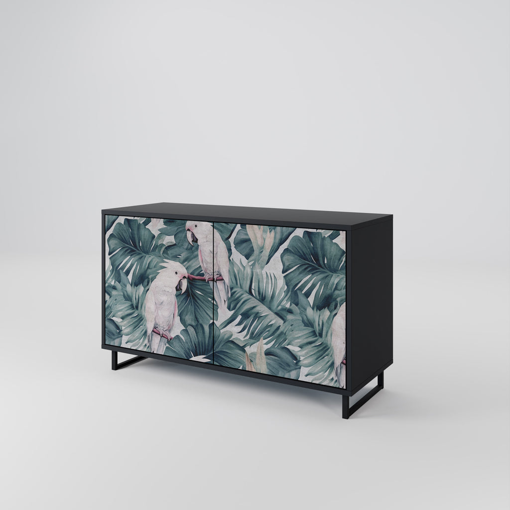 POPINJAY LOOK 2-Door Sideboard in Black Finish