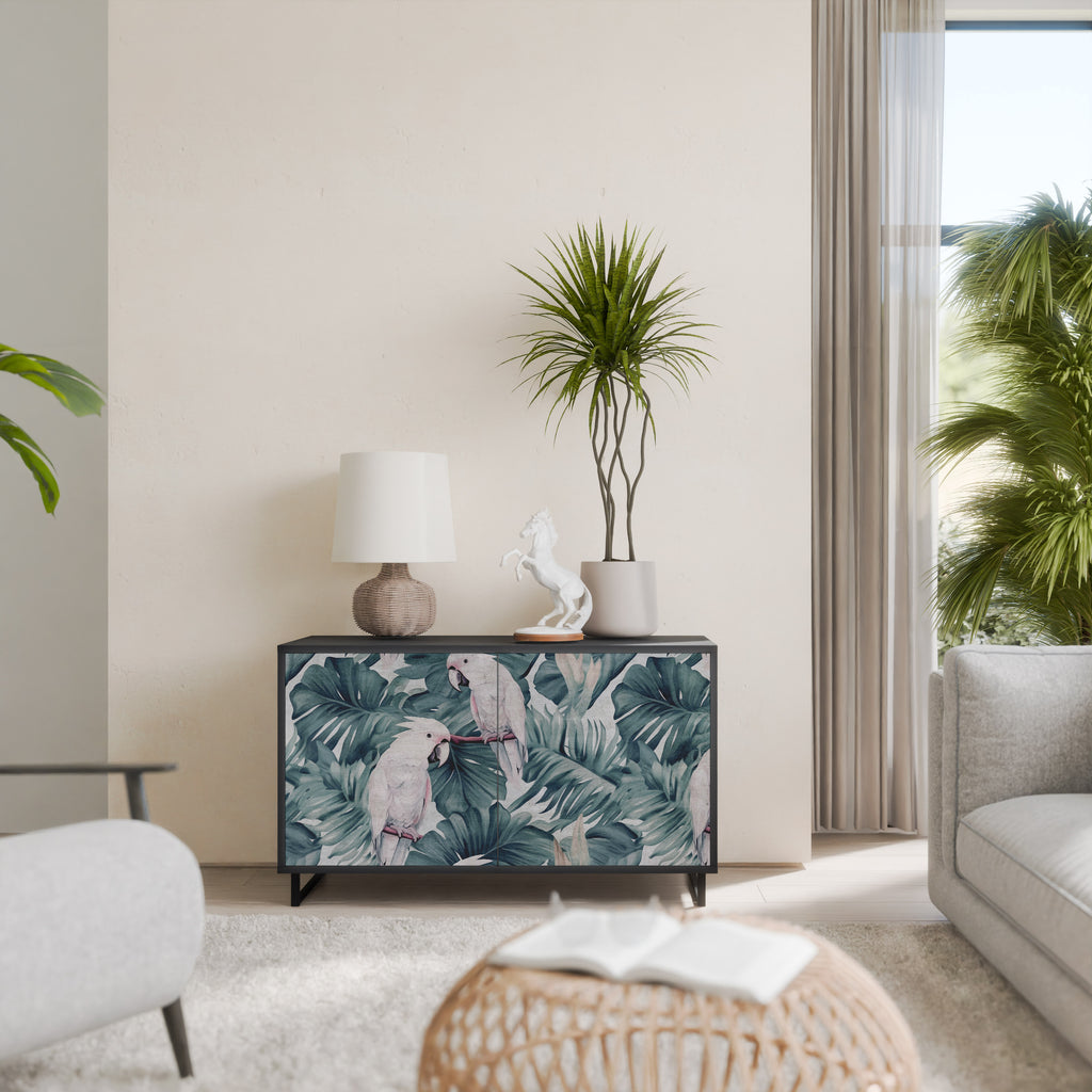 POPINJAY LOOK 2-Door Sideboard in Black Finish