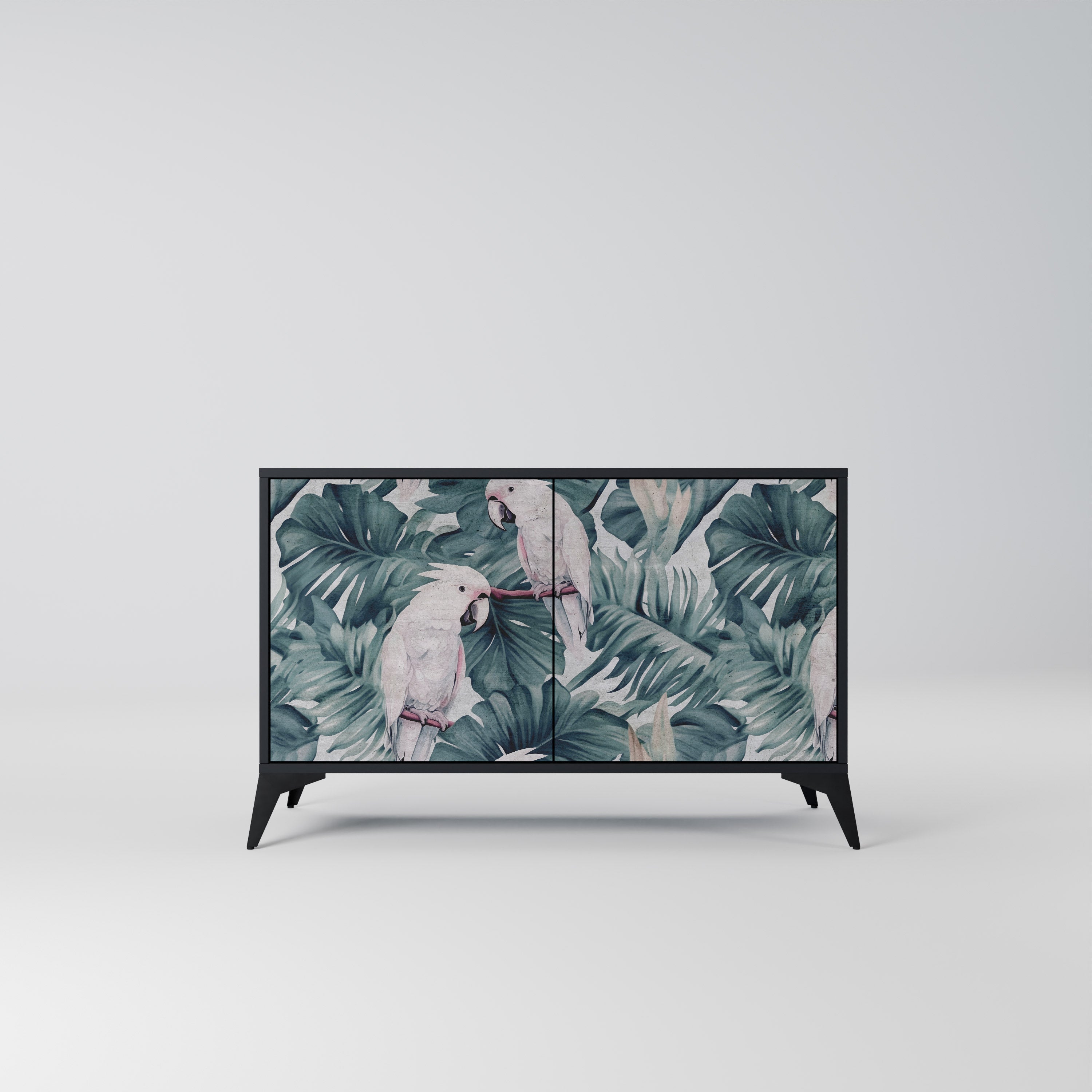 POPINJAY LOOK 2-Door Sideboard in Black Finish