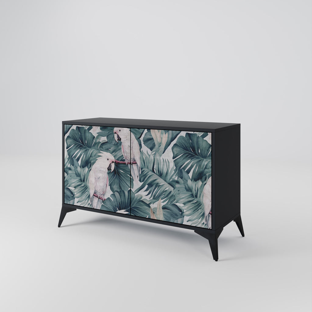POPINJAY LOOK 2-Door Sideboard in Black Finish