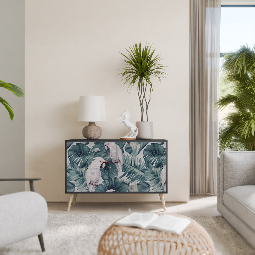 POPINJAY LOOK 2-Door Sideboard in Black Finish