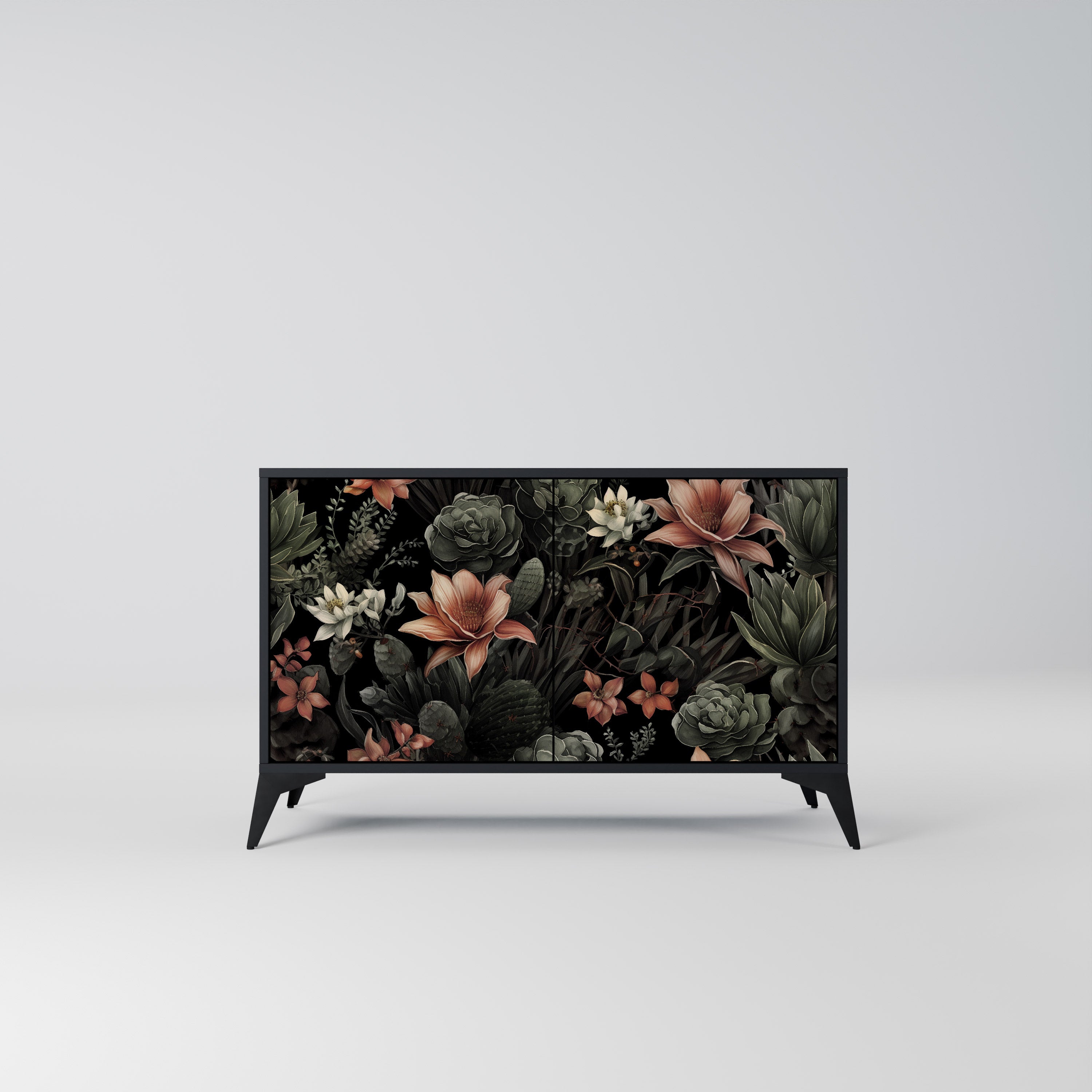 SECRET VERDURE 2-Door Sideboard in Black Finish