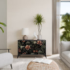 SECRET VERDURE 2-Door Sideboard in Black Finish