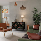 SECRET VERDURE 2-Door Sideboard in Black Finish