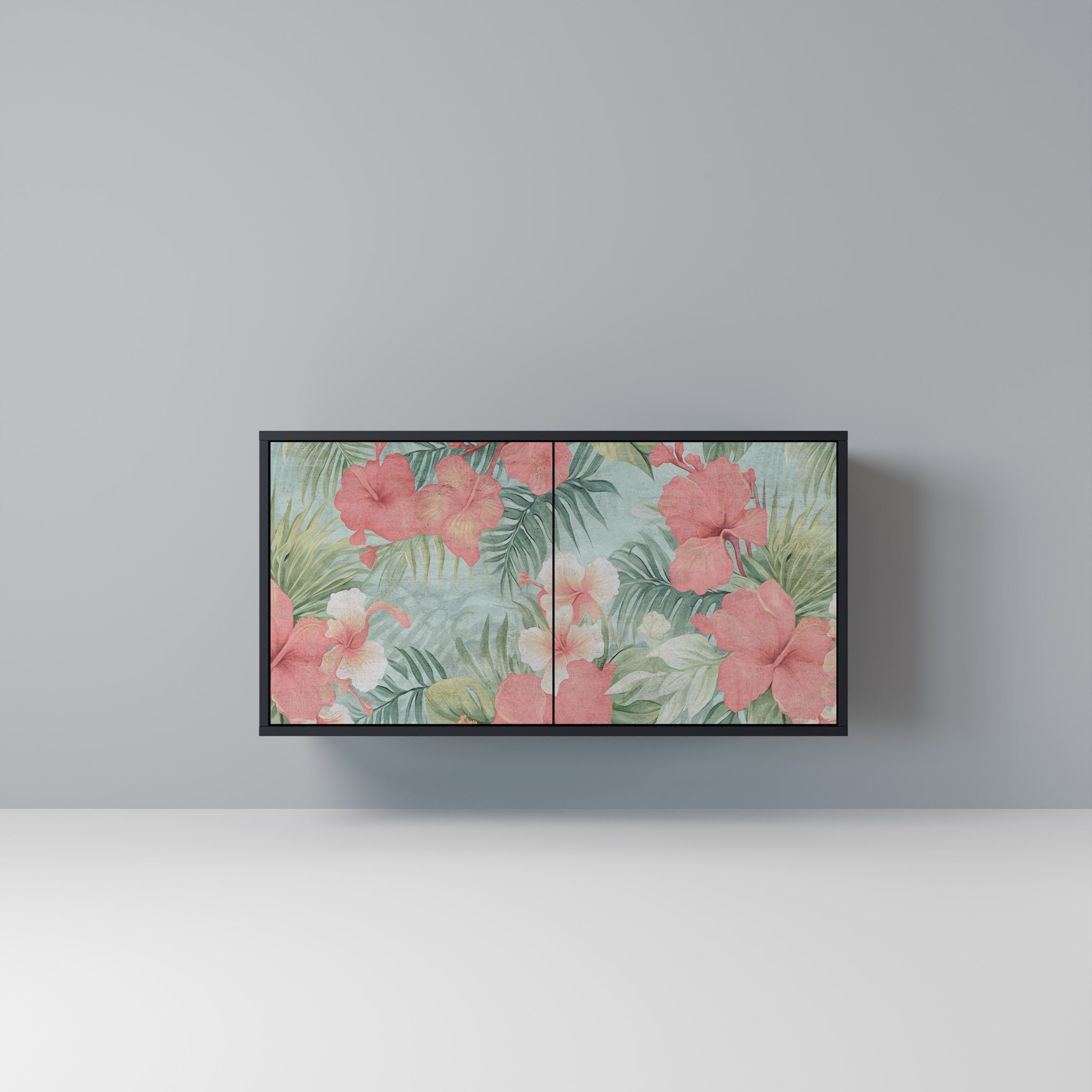 HAWAIIAN SPIRIT 2-Door Sideboard in Black Finish