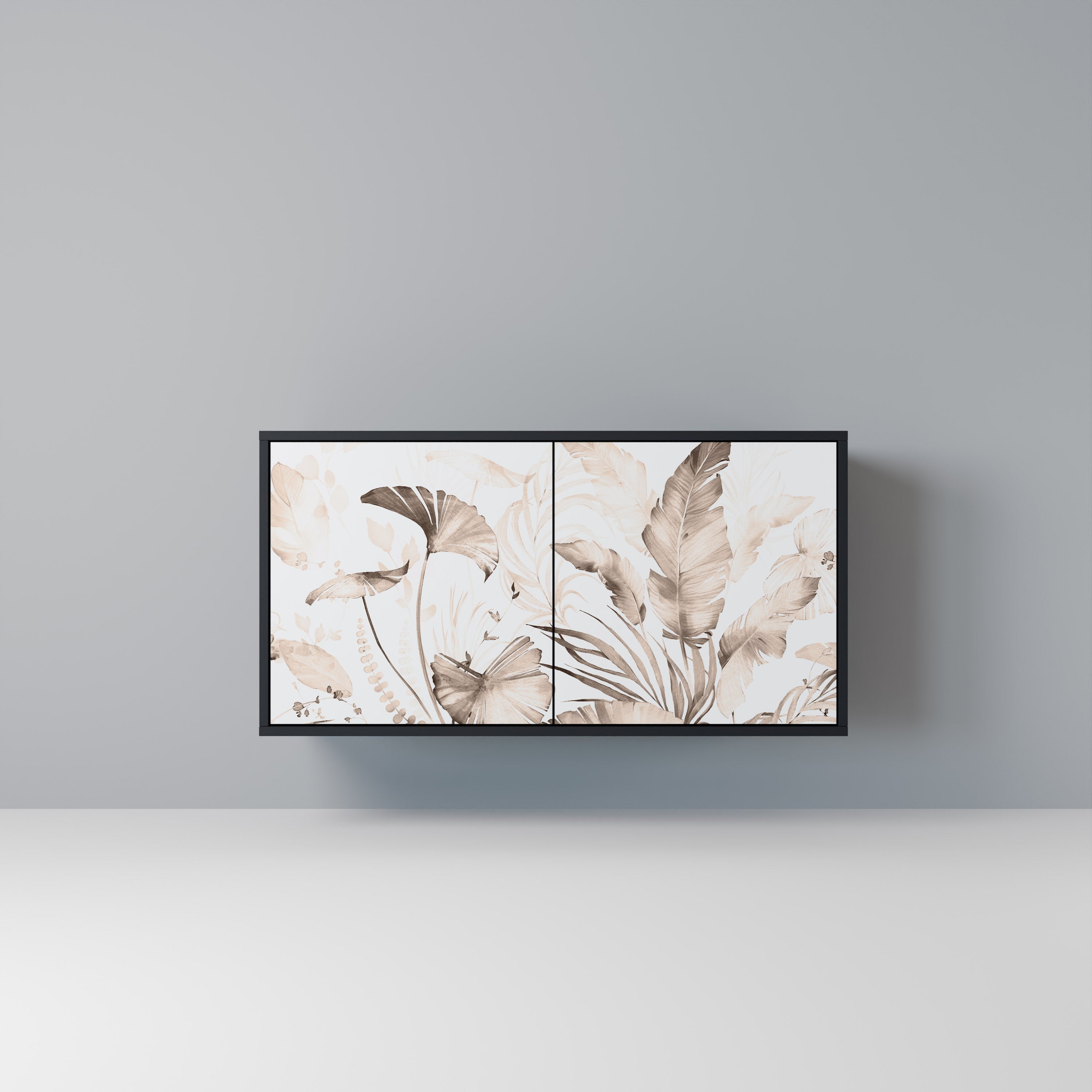 WILD TENDERNESS 2-Door Sideboard in Black Finish