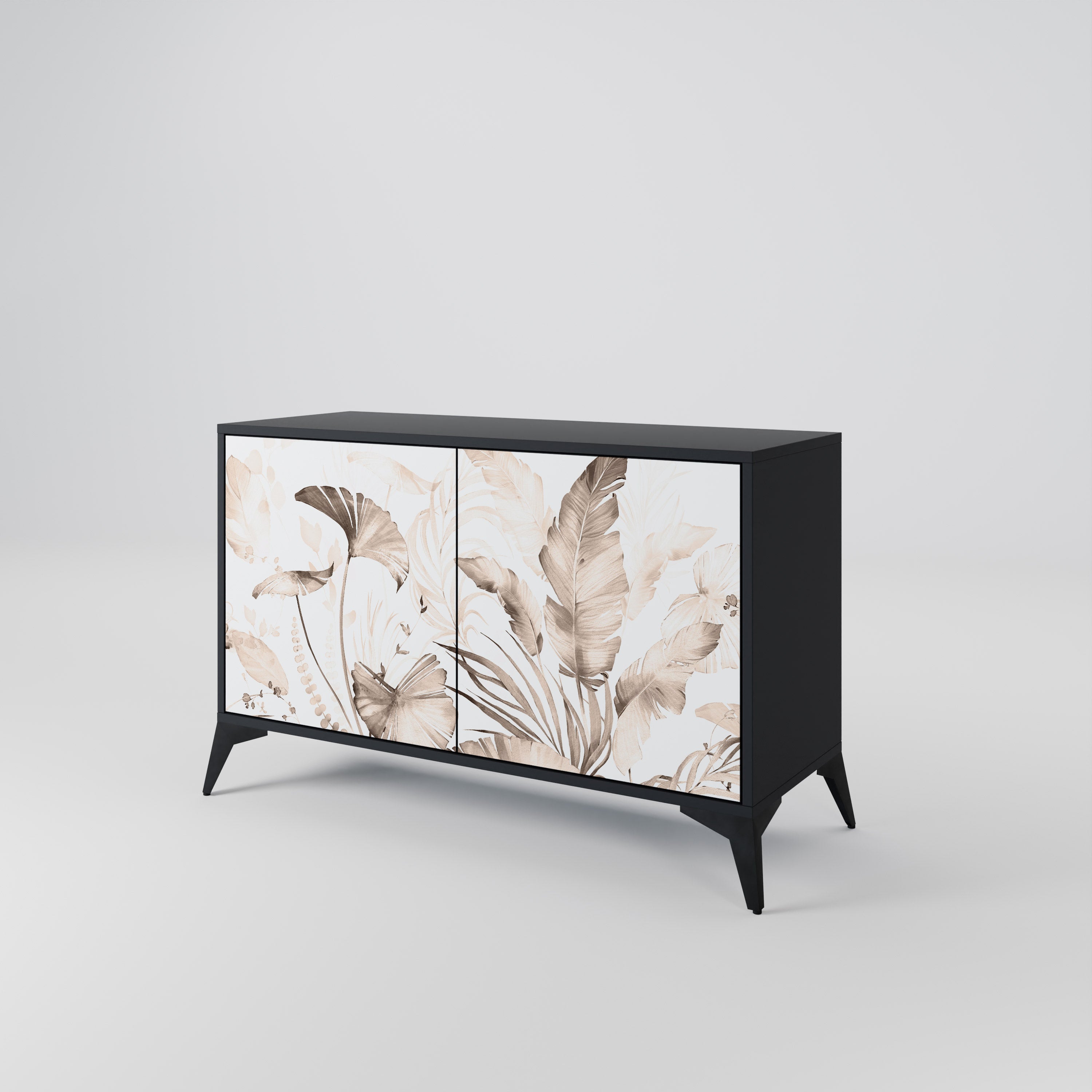 WILD TENDERNESS 2-Door Sideboard in Black Finish