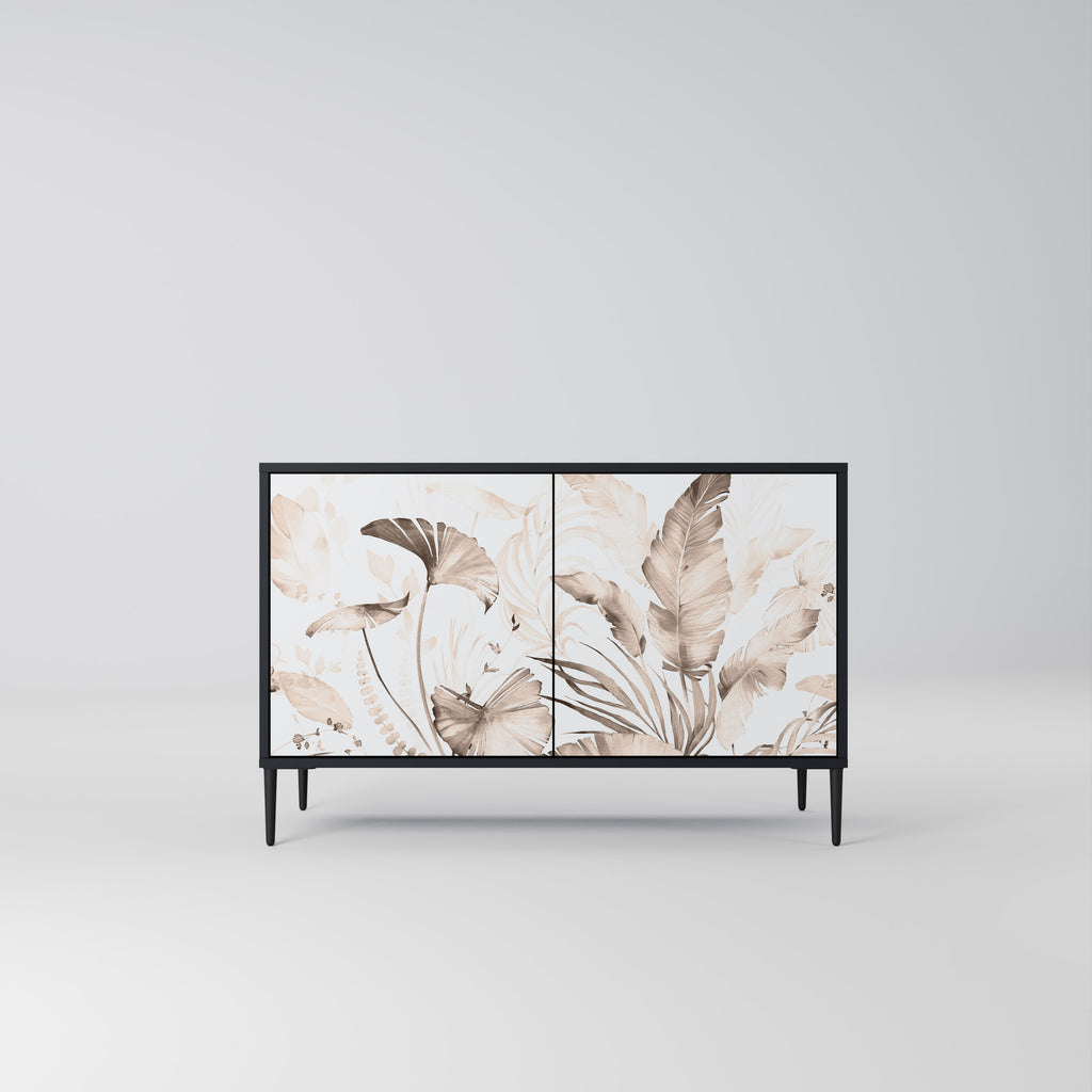 WILD TENDERNESS 2-Door Sideboard in Black Finish