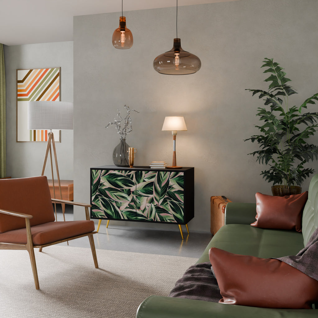 EERIE STROMANTHE 2-Door Sideboard in Black Finish