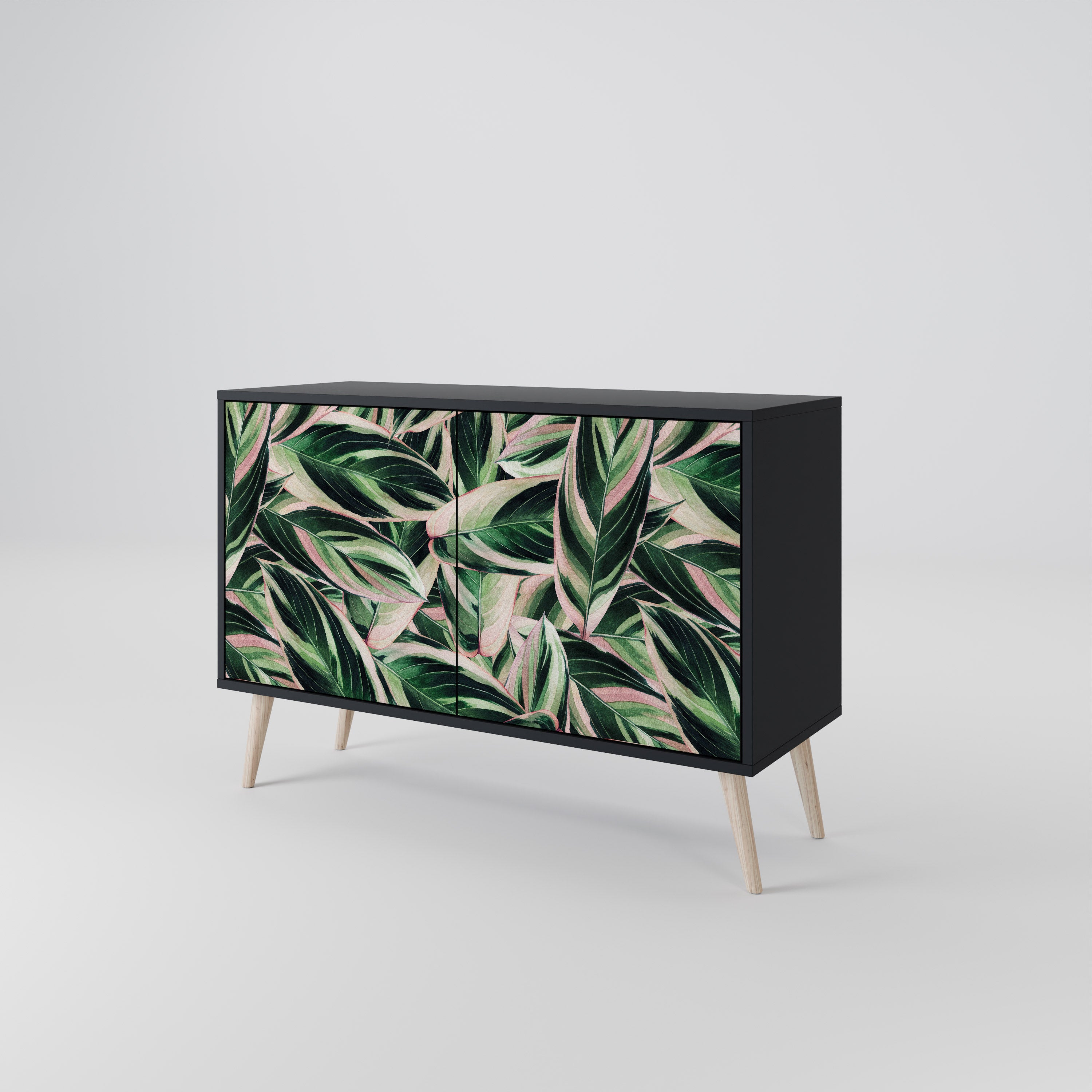 EERIE STROMANTHE 2-Door Sideboard in Black Finish