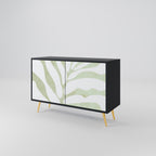 BOTANICAL SPARK 2-Door Sideboard in Black Finish