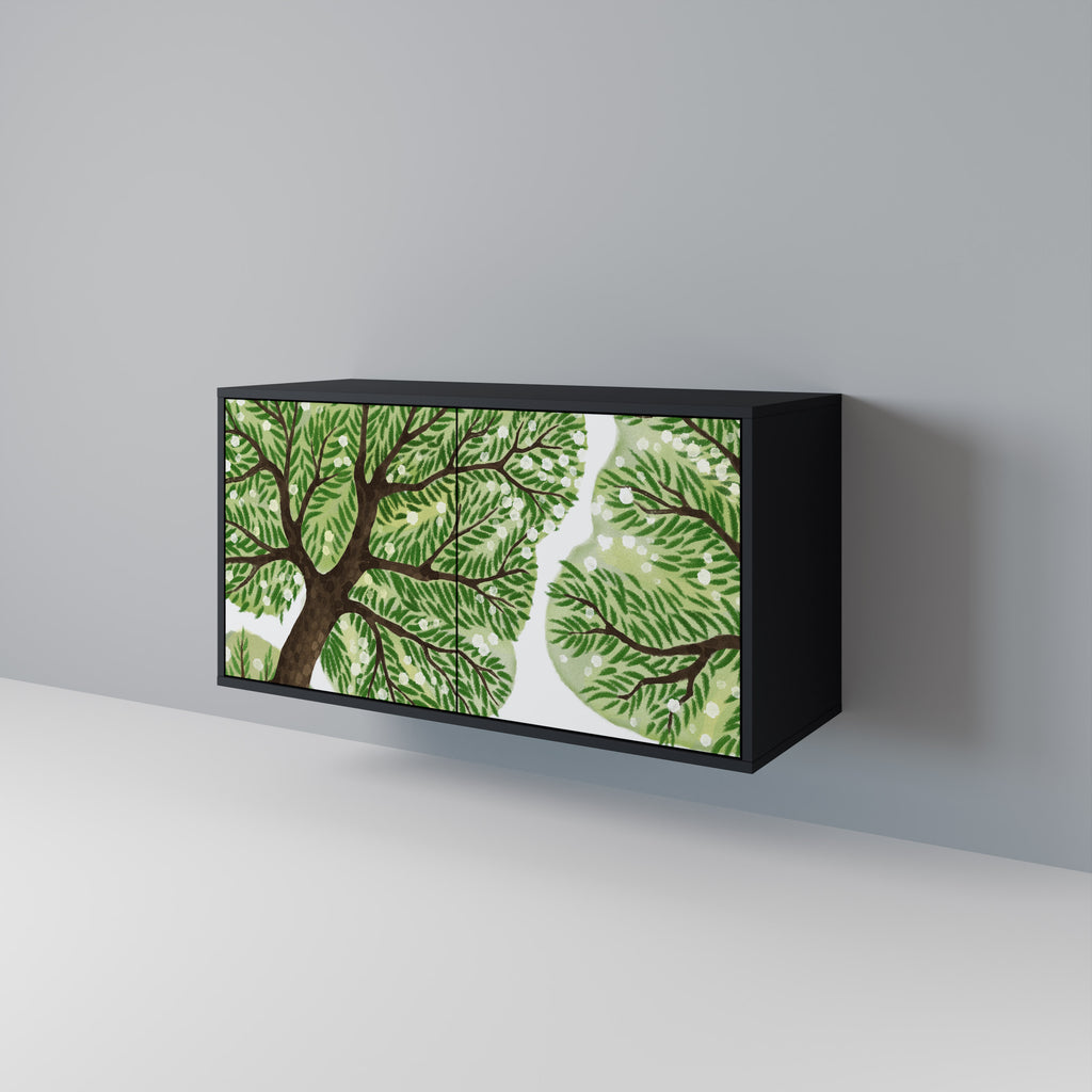 WILDERNESS DASH 2-Door Sideboard in Black Finish