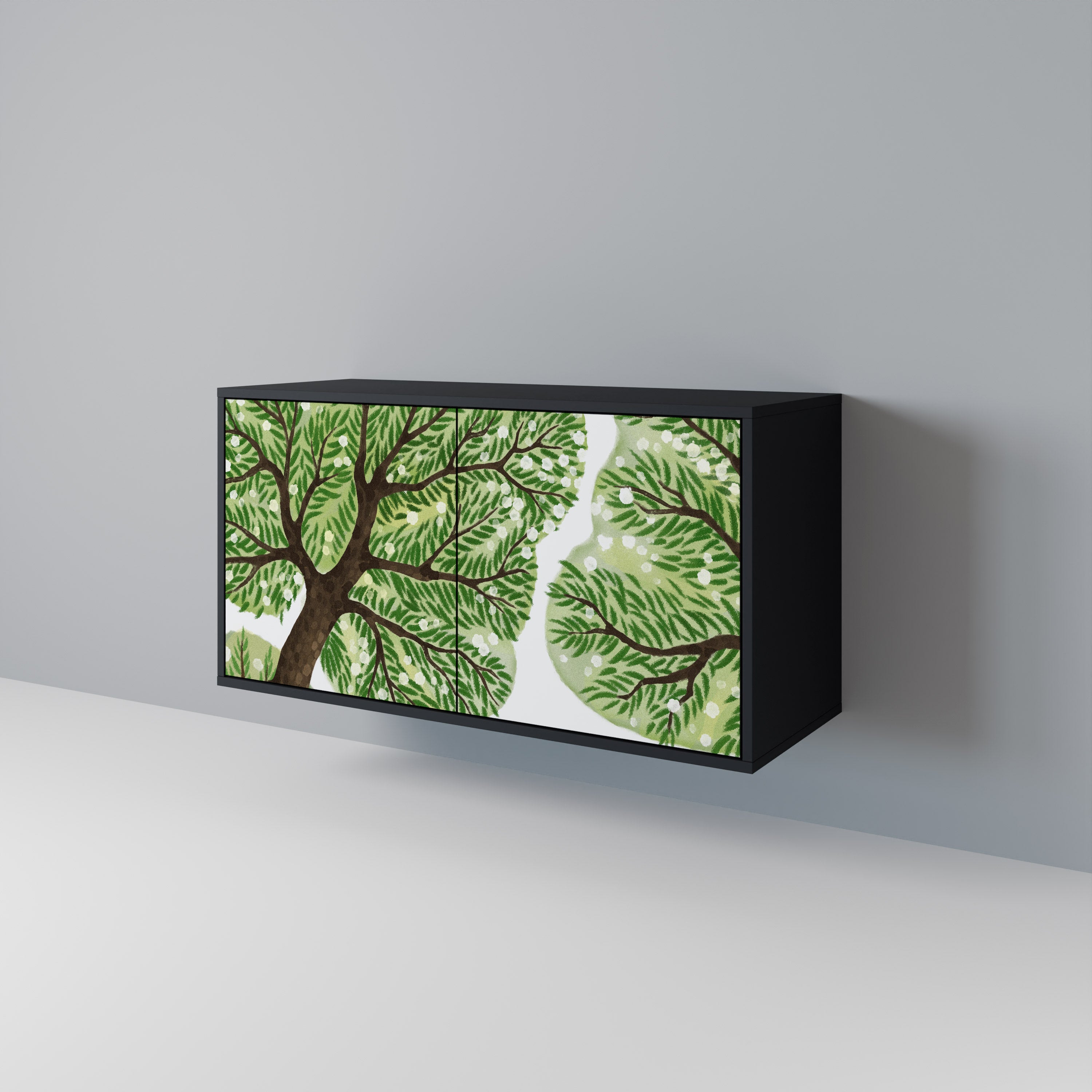 WILDERNESS DASH 2-Door Sideboard in Black Finish