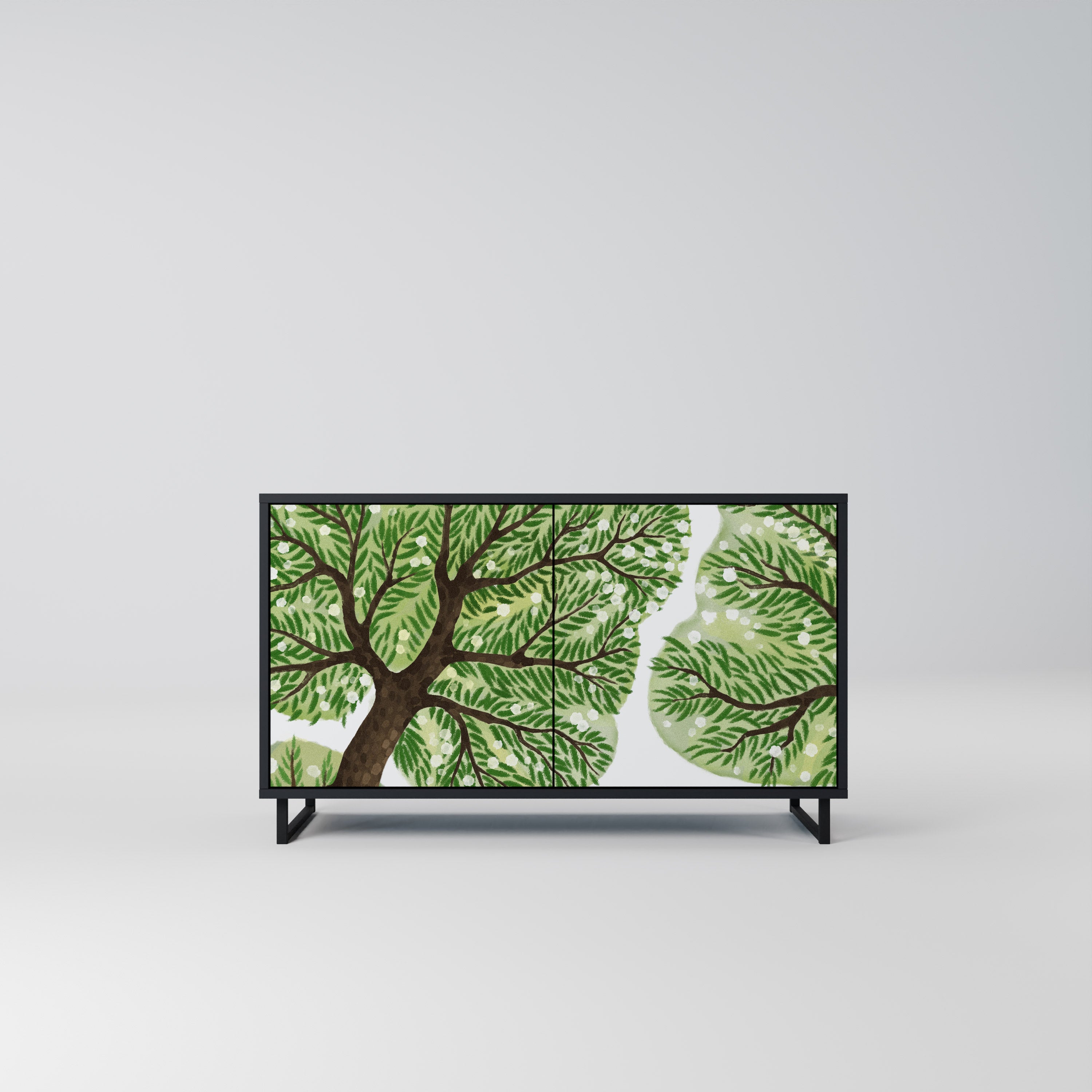 WILDERNESS DASH 2-Door Sideboard in Black Finish