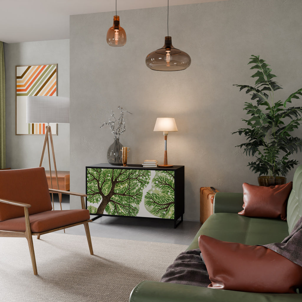 WILDERNESS DASH 2-Door Sideboard in Black Finish