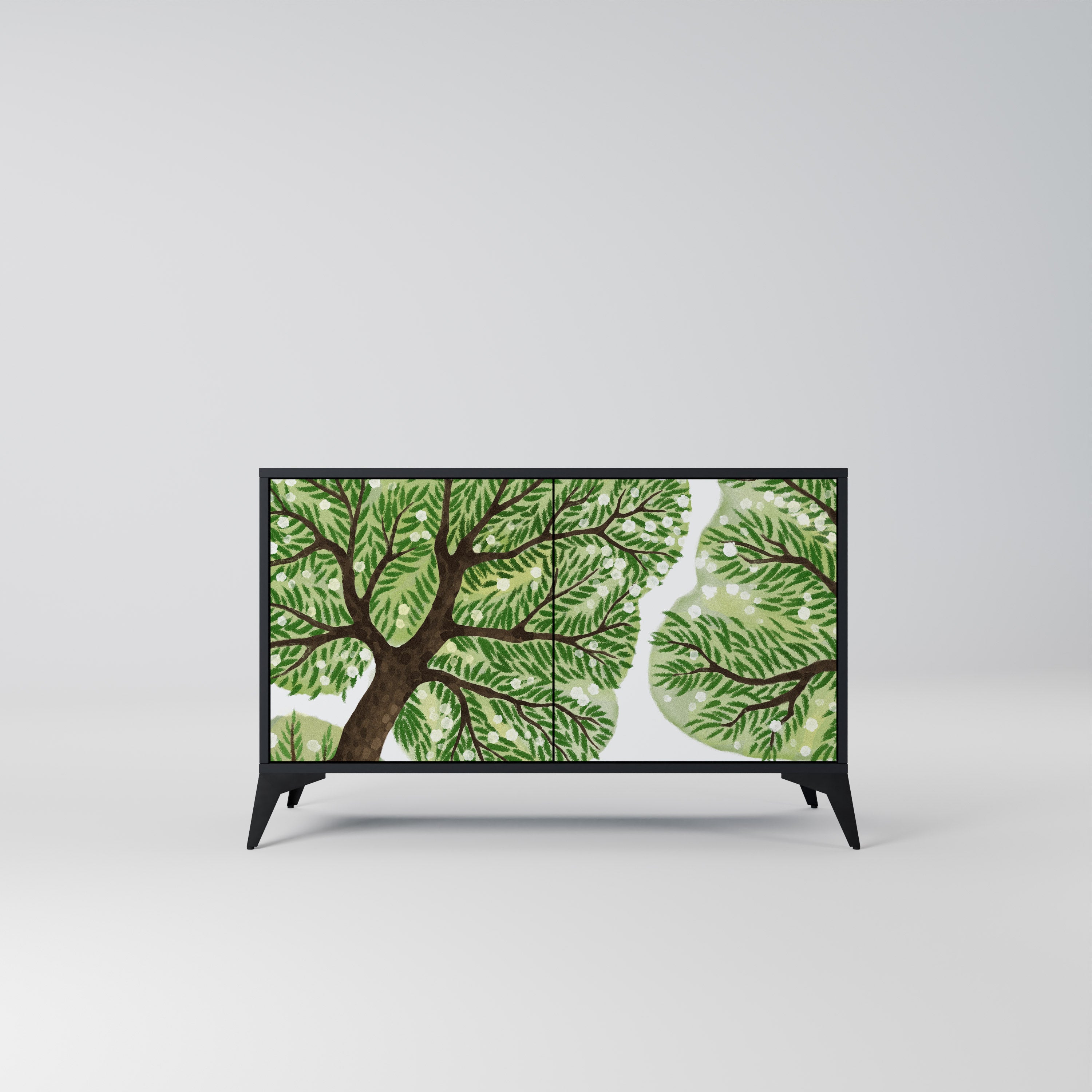 WILDERNESS DASH 2-Door Sideboard in Black Finish