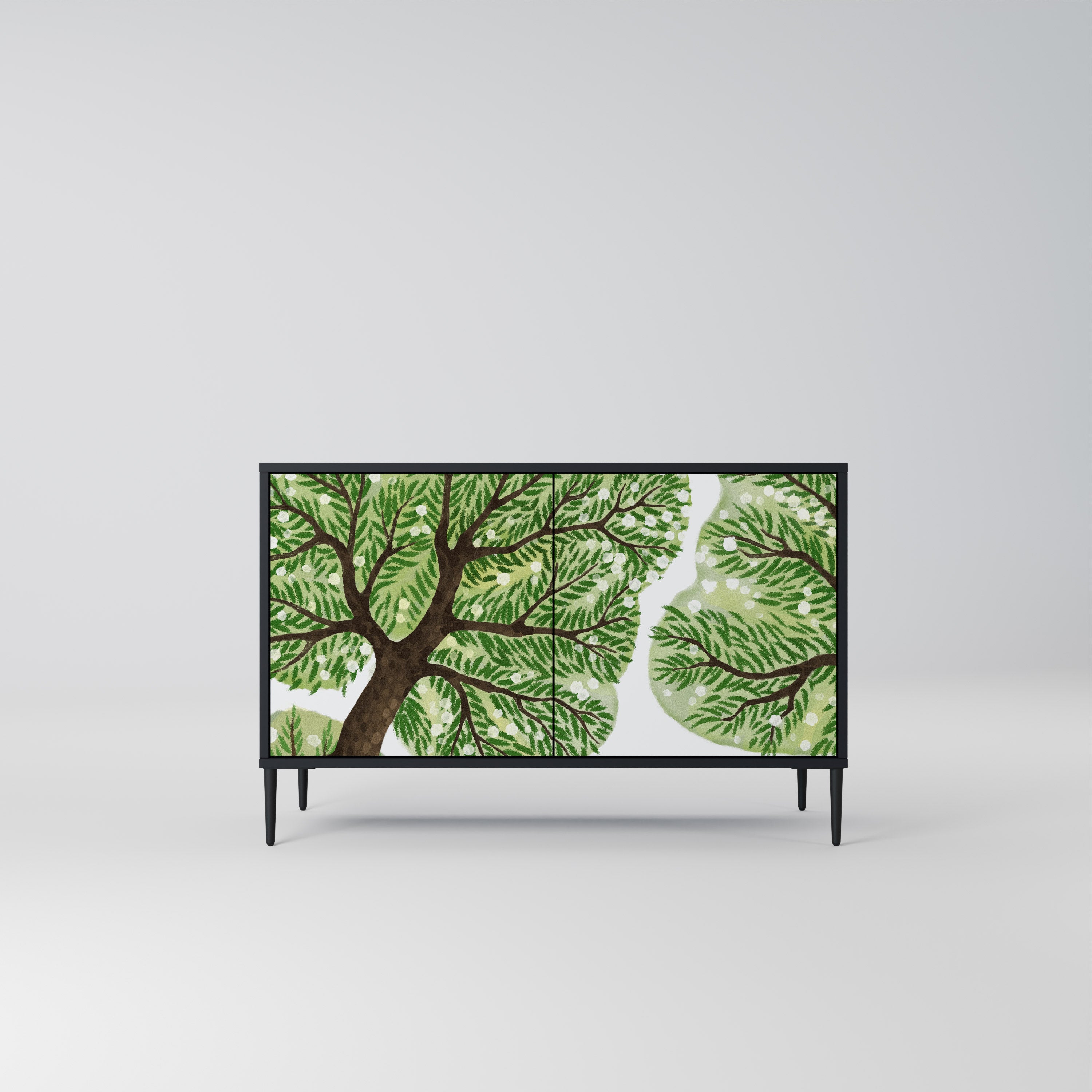 WILDERNESS DASH 2-Door Sideboard in Black Finish