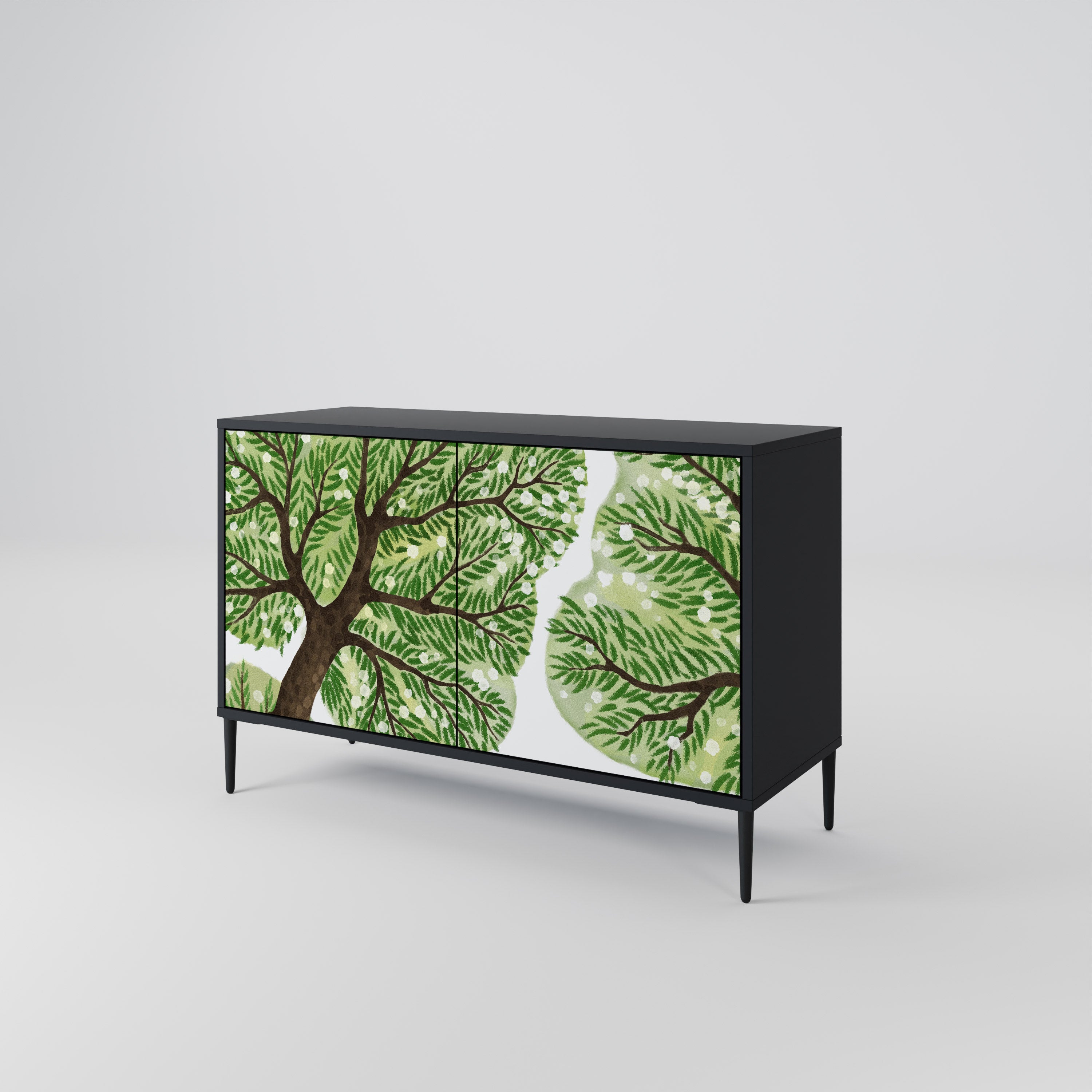 WILDERNESS DASH 2-Door Sideboard in Black Finish